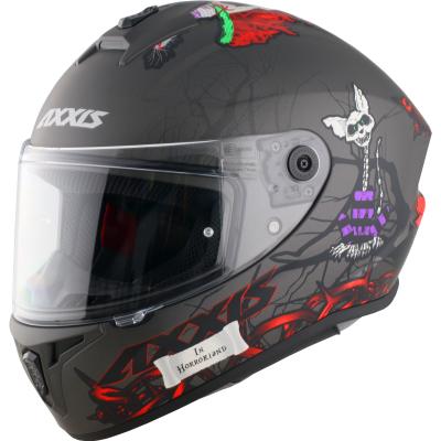 Axxis Draken S Horrorland Mat Titanyum- SİYAH VİZÖR HEDİYELİ