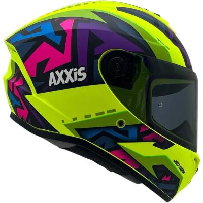 Axxis Draken S Jolly Mat Fosfor Sarı- SİYAH VİZÖR HEDİYELİ