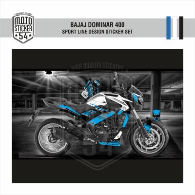 Bajaj Dominar 400 Sport Line Design Açık Mavi