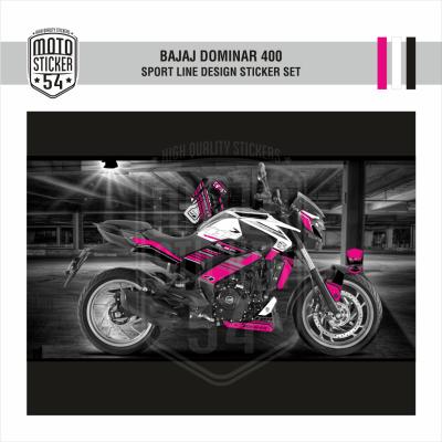 Bajaj Dominar 400 Sport Line Design Pembe 