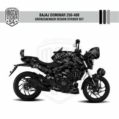 Bajaj Dominar Grenzgaenger Design Siyah Görsel Gri