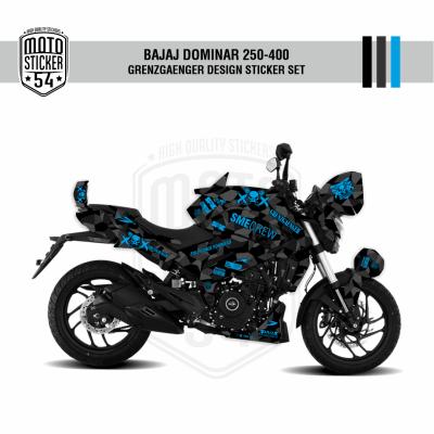 Bajaj Dominar Grenzgaenger Design Siyah Görsel Mavi
