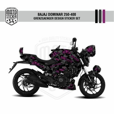 Bajaj Dominar Grenzgaenger Design Siyah Görsel Mor