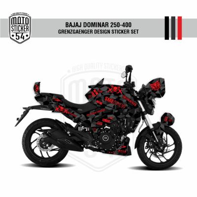 Bajaj Dominar Grenzgaenger Design Siyah Görsel Siyah Kırmızı