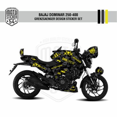 Bajaj Dominar Grenzgaenger Design Siyah Görsel Siyah Sarı