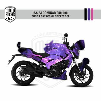 Bajaj Dominar Mor Gökyüzü Tasarım Görsel