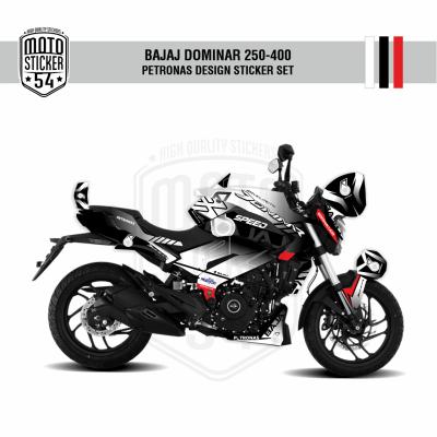 Bajaj Dominar Petronas Design Görsel Beyaz