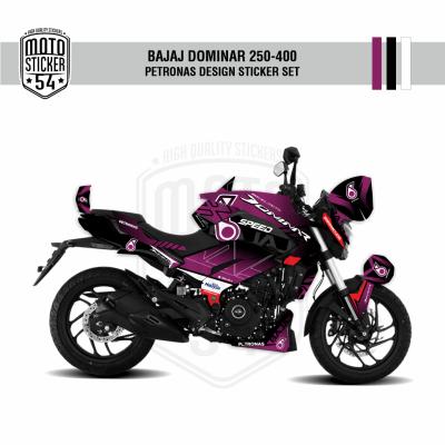 Bajaj Dominar Petronas Design Görsel Mor
