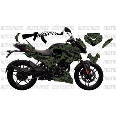BAJAJ N 250 PUNİSHER DESIGN YEŞİL
