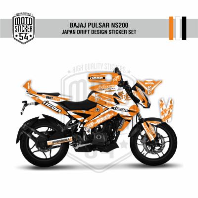 Bajaj Pulsar NS200 Japan Drift Design Görsel 5