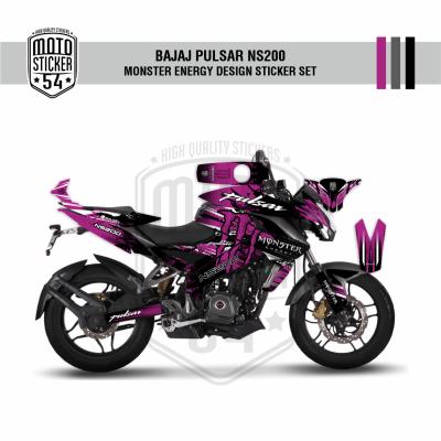 Bajaj Pulsar NS200 Monster Energy Design Görsel 6