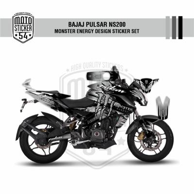 Bajaj Pulsar NS200 Monster Energy Design Görsel 9