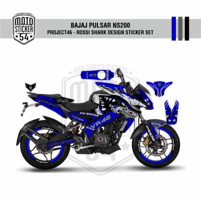 Bajaj Pulsar NS200 Project46 - Rossi Shark Design Görsel 4