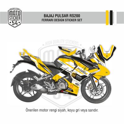 Bajaj Pulsar RS200 Ferrari Görsel Sarı