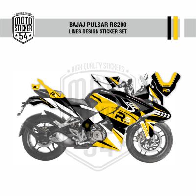 Bajaj Pulsar RS200 Lines Design Görsel Renk 18