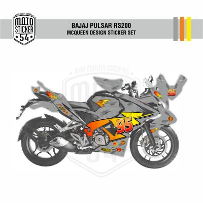 Bajaj Pulsar RS200 McQueen Design Görsel Gri