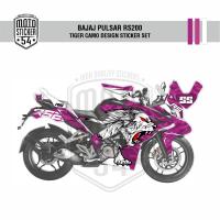 Bajaj Pulsar RS200 Tiger Camo Design Görsel Mor