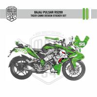 Bajaj Pulsar RS200 Tiger Camo Design Görsel Yeşil