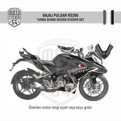 Bajaj Pulsar RS200 Turbo Shark Görsel Koyu Gri