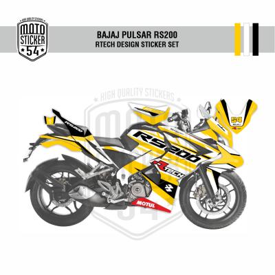 Bajaj Pulsar Rtech Design Görsel Sarı