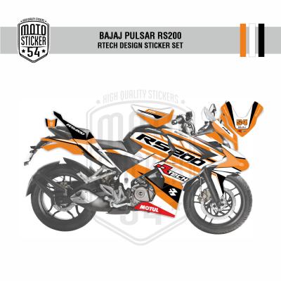 Bajaj Pulsar Rtech Design Görsel Turuncu