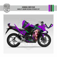Honda CBR125R Harley Quinn Design Görsel Mor Yeşil 1.png