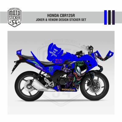 Honda CBR125R Joker & Venom Design Görsel Mavi 1.png