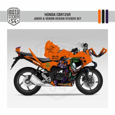 Honda CBR125R Joker & Venom Design Görsel Turuncu 1.png
