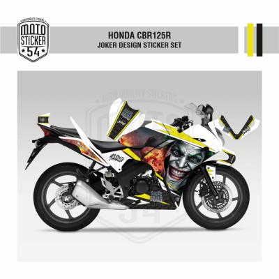 Honda CBR125R Joker Design Beyaz Sarı Görsel 1.png