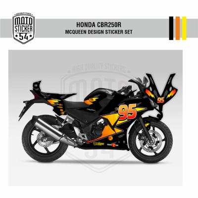 Honda CBR250R Çift Farlı McQueen Design Görsel Siyah.png