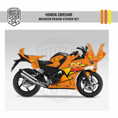 Honda CBR250R Çift Farlı McQueen Design Görsel Turuncu.png