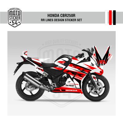 Honda CBR250R Çift Farlı RR Lines Design Görsel Beyaz 2.png