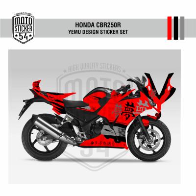 Honda CBR250R Çift Farlı Yume Design Görsel Renkler Kırmızı.png