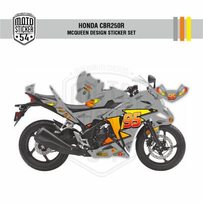 Honda CBR250R Tek Farlı McQueen Design Görsel Gri.png