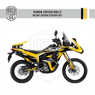 Honda CRF250 Rally Design No001 Siyah Koyu Sarı Görsel 1.png
