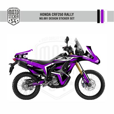 Honda CRF250 Rally Design No001 Siyah Mor Görsel 1.png