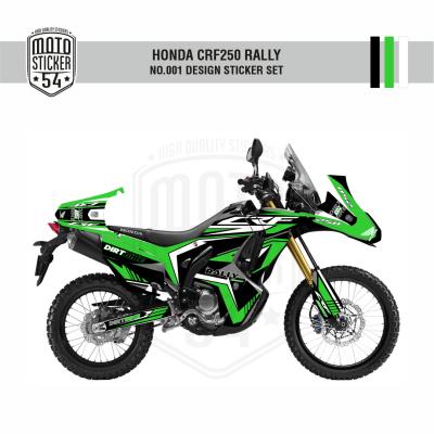 Honda CRF250 Rally Design No001 Siyah Yeşil Görsel 1.png