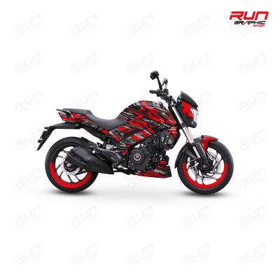 BAJAJ DOMİNAR 250- 400 KARIŞIK ÇİZGİ KIRMIZI GRİ