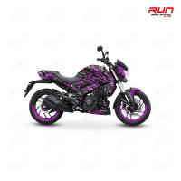 BAJAJ DOMİNAR 250- 400 KARIŞIK ÇİZGİ MOR GRİ