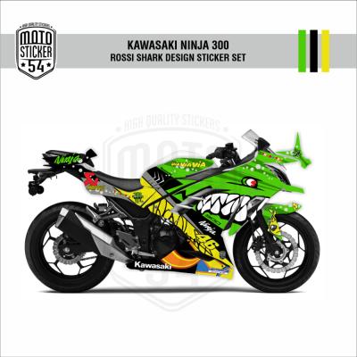 Kawasaki Ninja 300 Rossi Shark Design Görsel 1.png