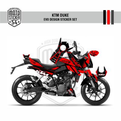 KTM Duke Eski Kasa Evo Design Görsel Kırmızı