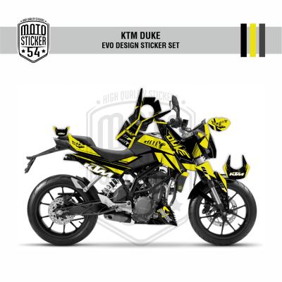 KTM Duke Eski Kasa Evo Design Görsel Sarı