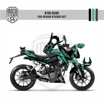 KTM Duke Eski Kasa Evo Design Görsel Turkuaz