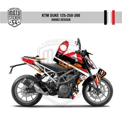 KTM Duke v2 DK003 Design Görsel Kırmızı