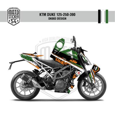 KTM Duke v2 DK003 Design Görsel Koyu Yeşil