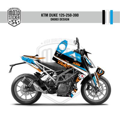 KTM Duke v2 DK003 Design Görsel Mavi