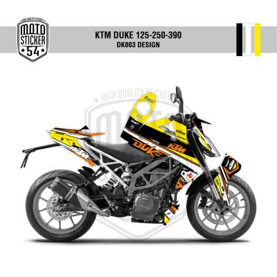 KTM Duke v2 DK003 Design Görsel Sarı