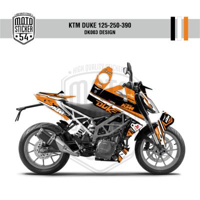 KTM Duke v2 DK003 Design Görsel Turuncu