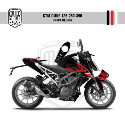 KTM Duke v2 DK004 Design Görsel Siyah Kırmızı