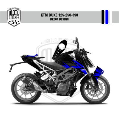 KTM Duke v2 DK004 Design Görsel Siyah Lacivert